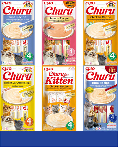 INABA CHURU VOORDEELDOOS (288 tubes in 6 smaken)