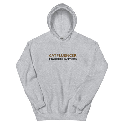 Luchtige Catfluencer Hoodie met geborduurd logo