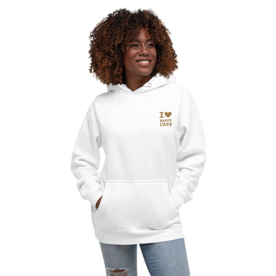 Happy Cats Hoodie with embroidered logo